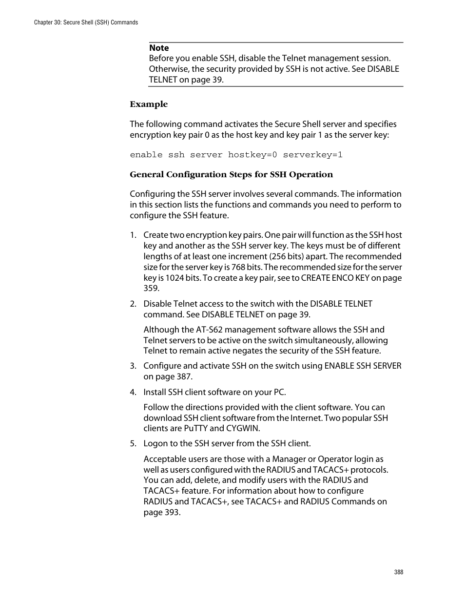 Allied Telesis AT-S62 User Manual | Page 388 / 420