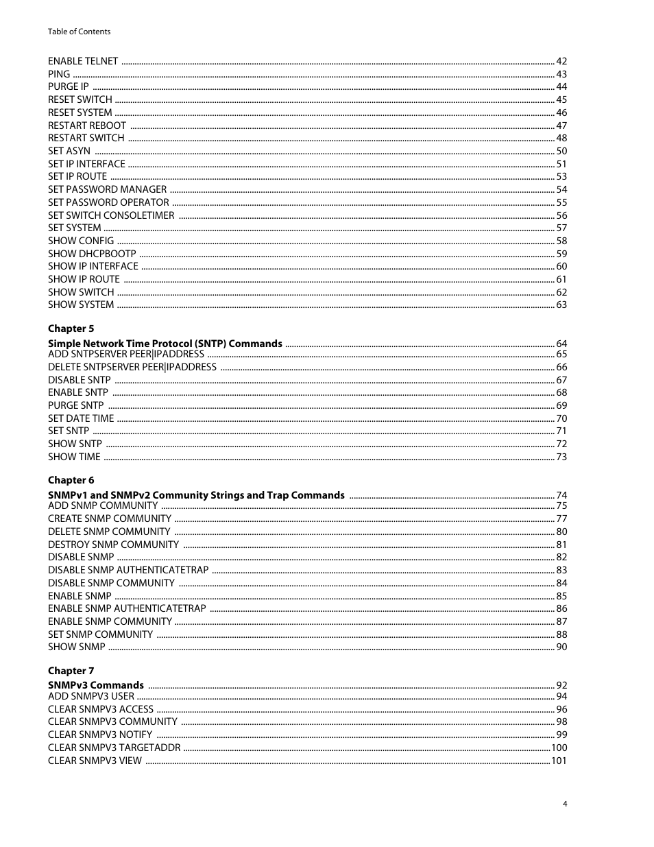 Allied Telesis AT-S62 User Manual | Page 4 / 420