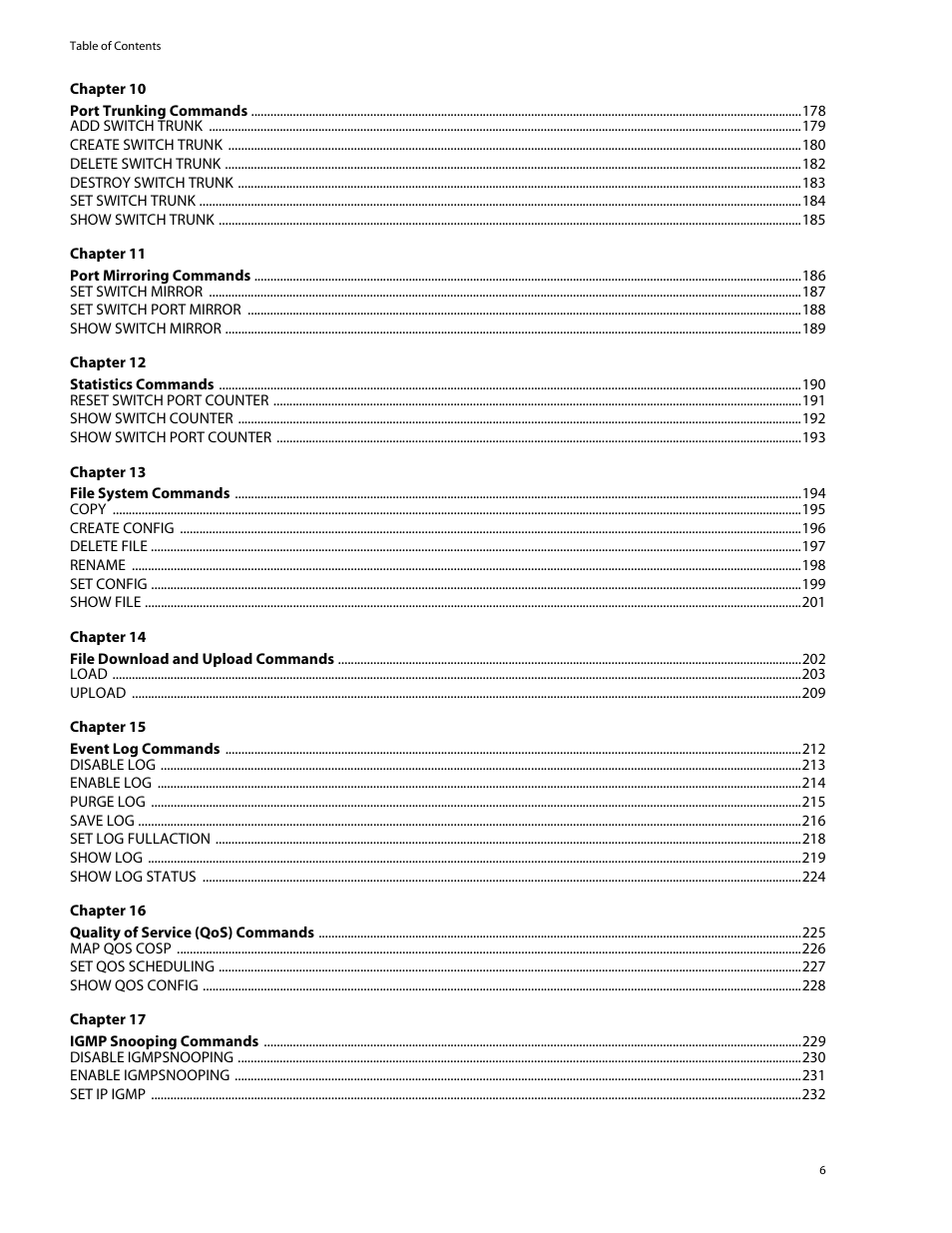 Allied Telesis AT-S62 User Manual | Page 6 / 420