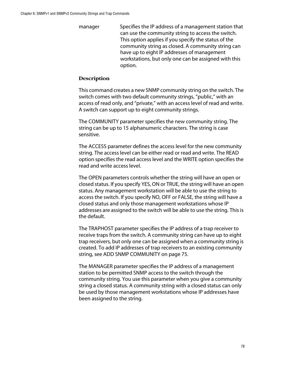 Allied Telesis AT-S62 User Manual | Page 78 / 420