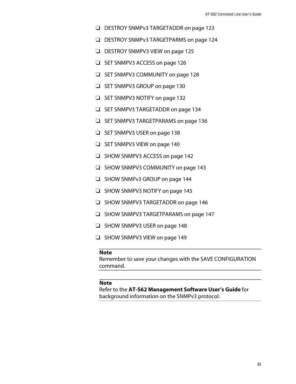 Allied Telesis AT-S62 User Manual | Page 93 / 420