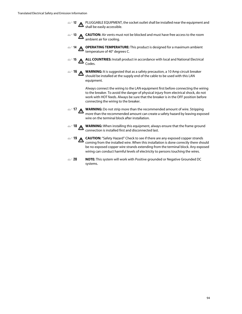 Allied Telesis AT-8550SP User Manual | Page 94 / 114