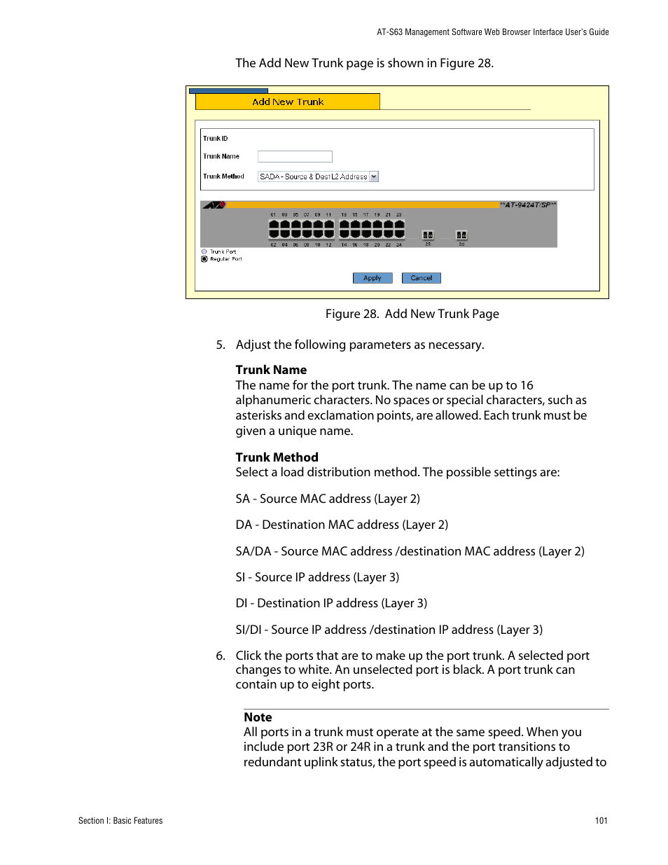 Allied Telesis AT-S63 User Manual | Page 101 / 388