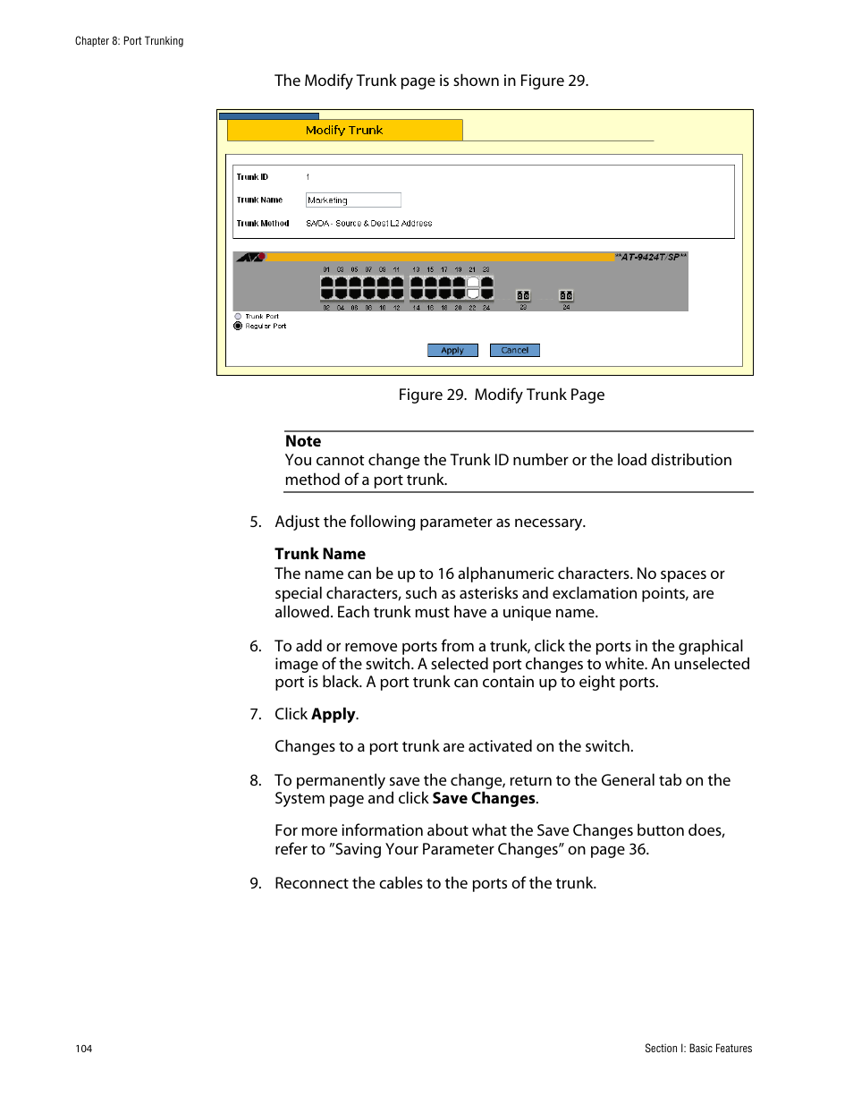 Allied Telesis AT-S63 User Manual | Page 104 / 388