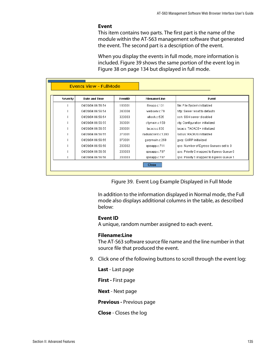 Allied Telesis AT-S63 User Manual | Page 135 / 388