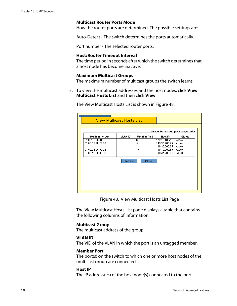 Allied Telesis AT-S63 User Manual | Page 158 / 388