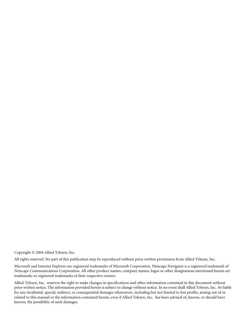 Allied Telesis AT-S63 User Manual | Page 2 / 388