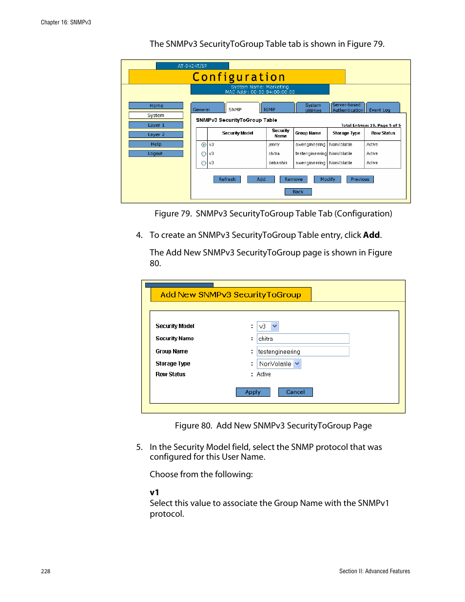 Allied Telesis AT-S63 User Manual | Page 228 / 388