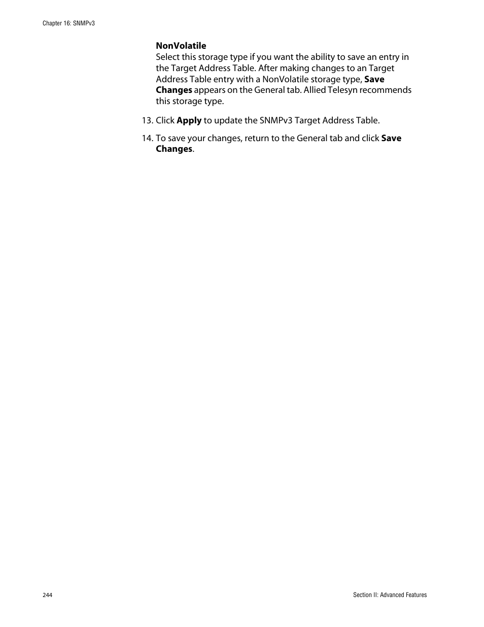 Allied Telesis AT-S63 User Manual | Page 244 / 388