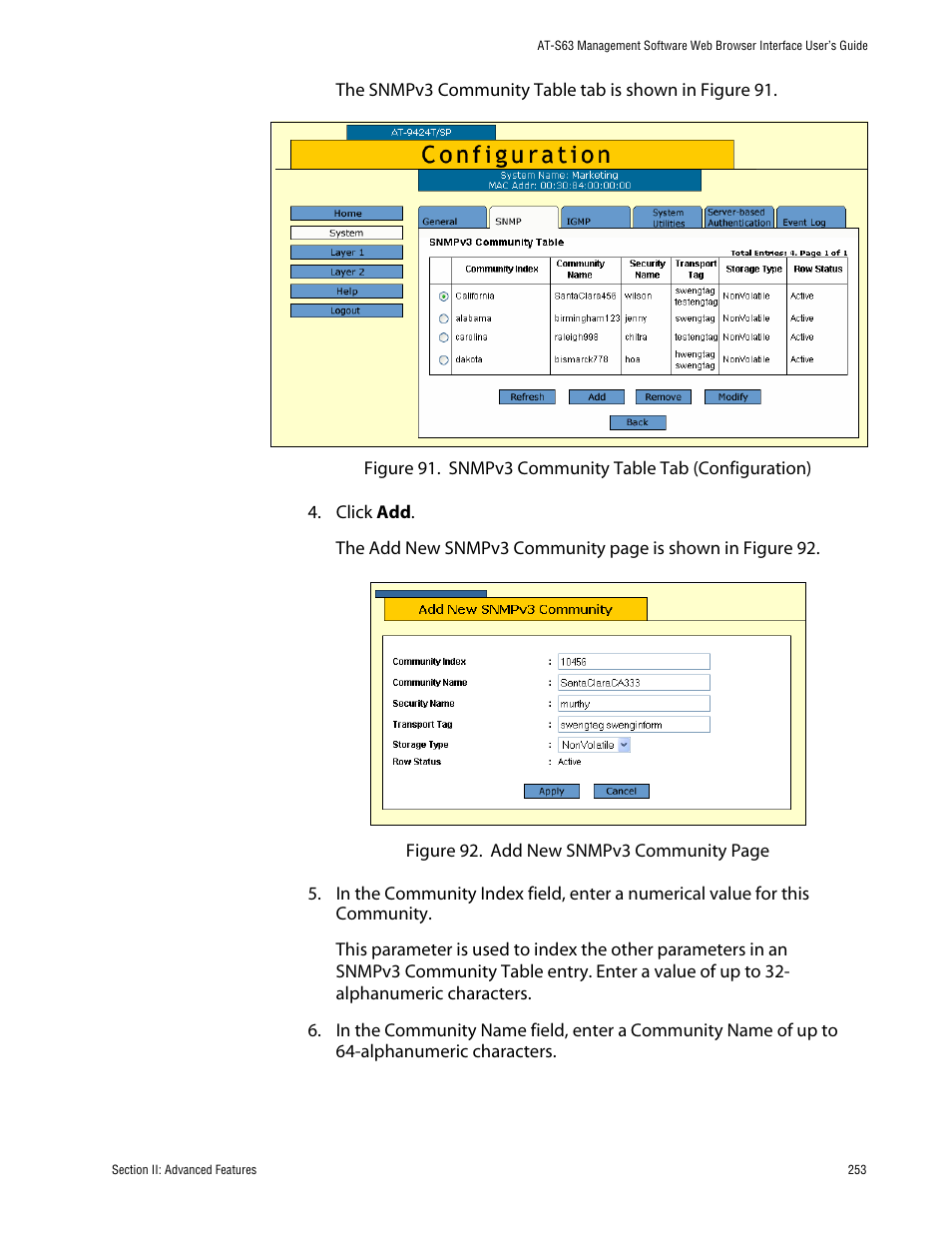 Allied Telesis AT-S63 User Manual | Page 253 / 388