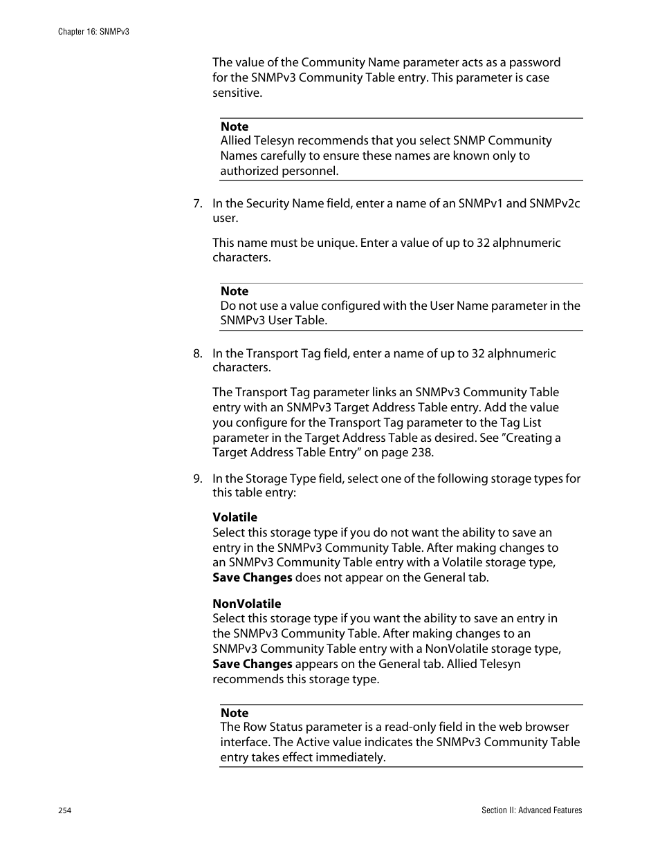 Allied Telesis AT-S63 User Manual | Page 254 / 388