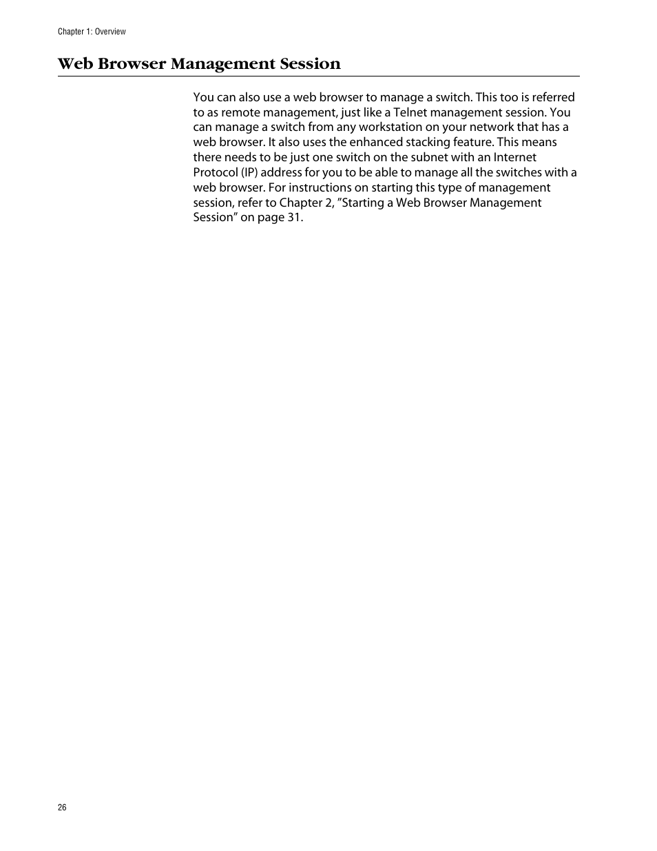 Web browser management session | Allied Telesis AT-S63 User Manual | Page 26 / 388