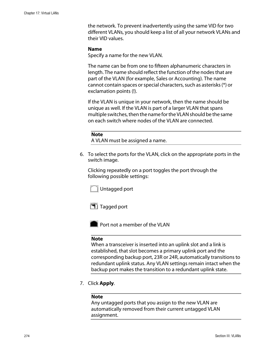 Allied Telesis AT-S63 User Manual | Page 274 / 388