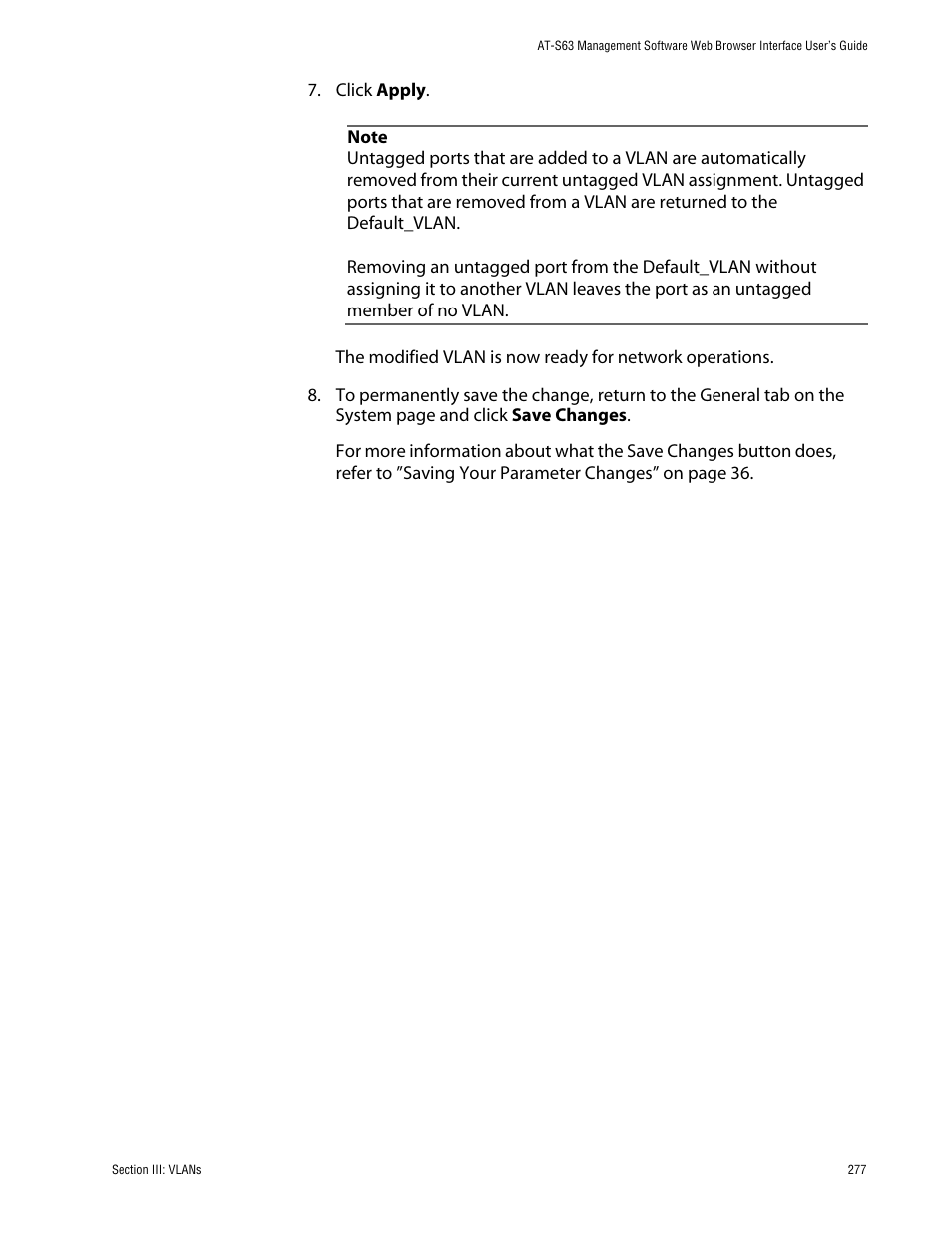 Allied Telesis AT-S63 User Manual | Page 277 / 388