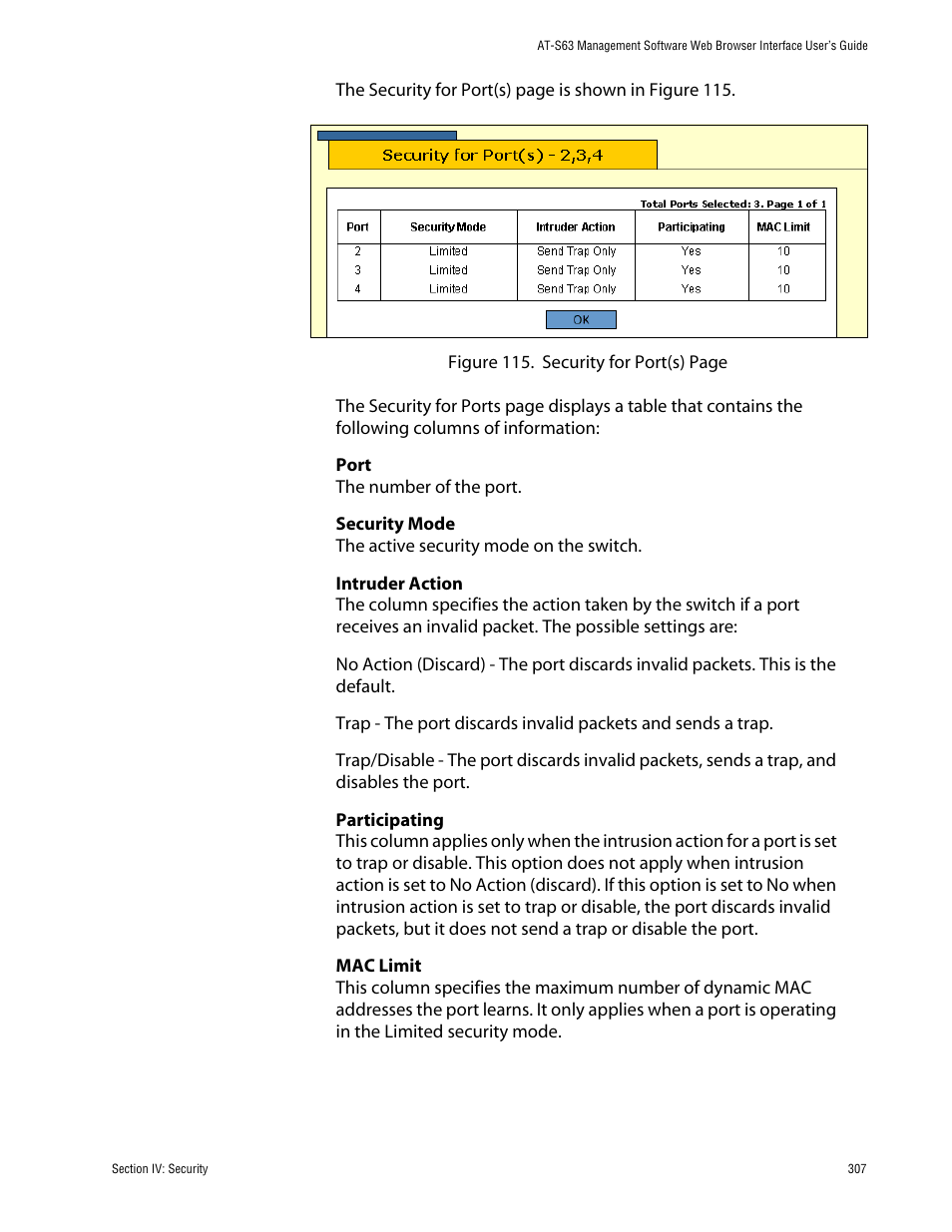Allied Telesis AT-S63 User Manual | Page 307 / 388