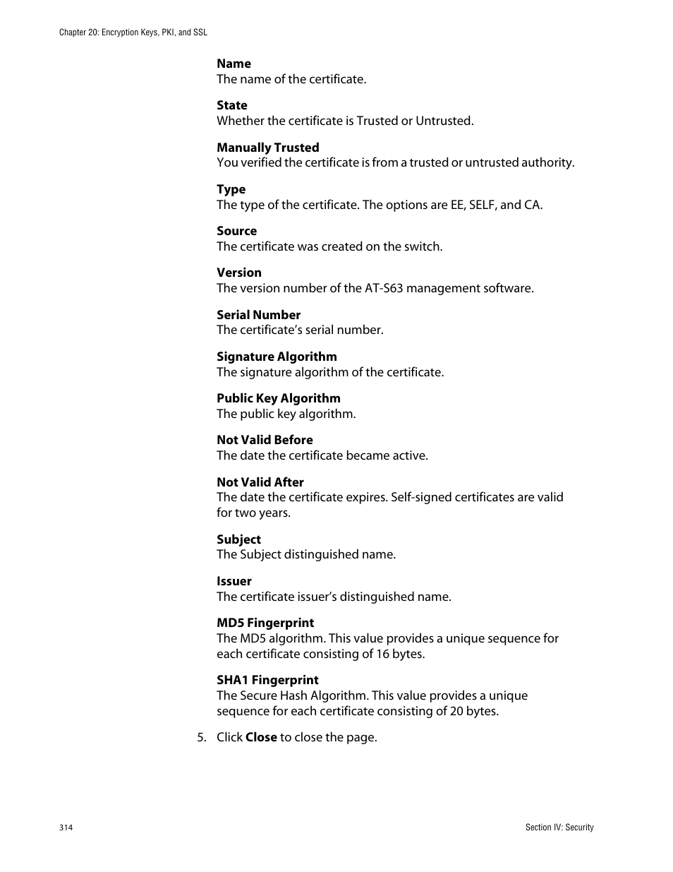 Allied Telesis AT-S63 User Manual | Page 314 / 388
