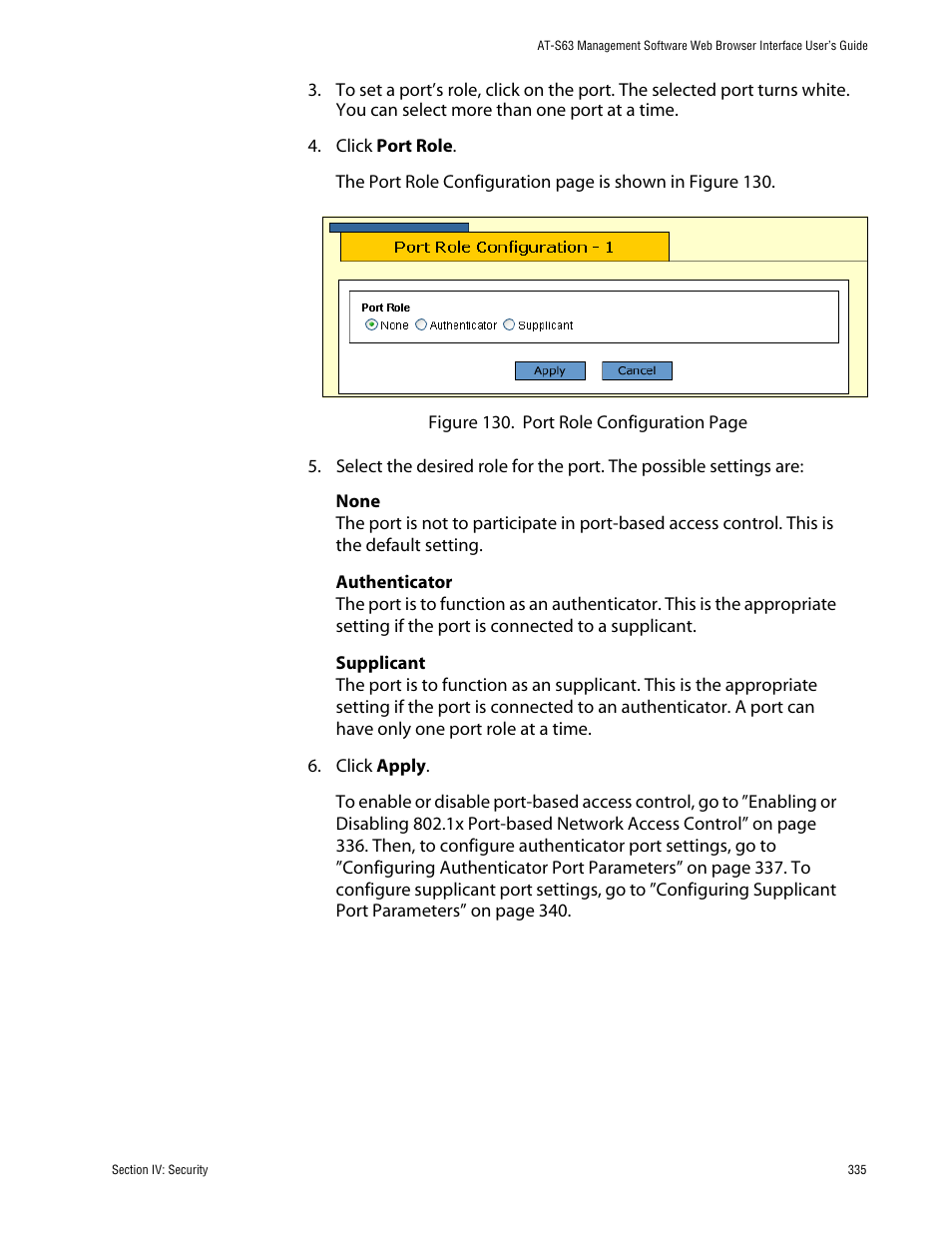 Allied Telesis AT-S63 User Manual | Page 335 / 388