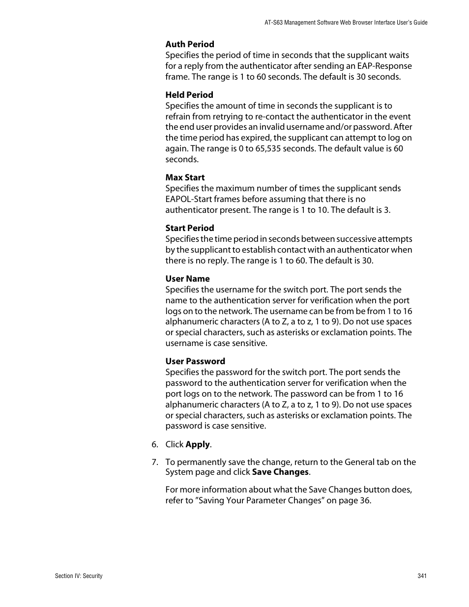 Allied Telesis AT-S63 User Manual | Page 341 / 388