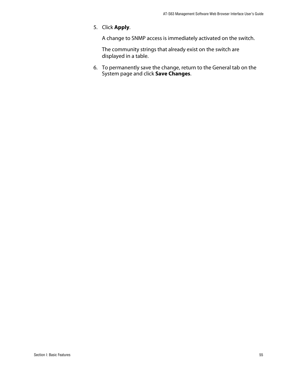 Allied Telesis AT-S63 User Manual | Page 55 / 388