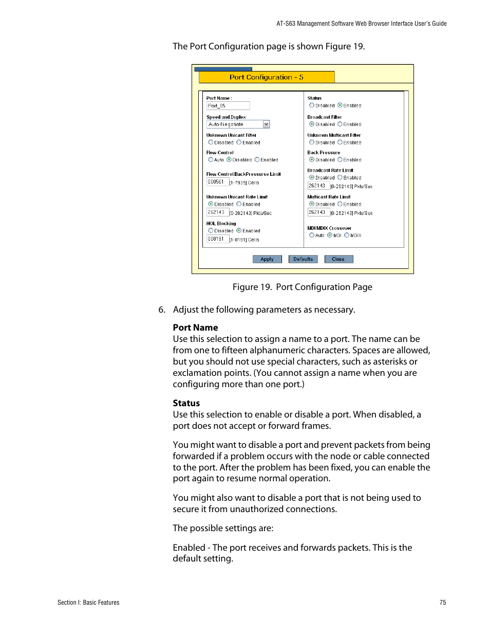 Allied Telesis AT-S63 User Manual | Page 75 / 388