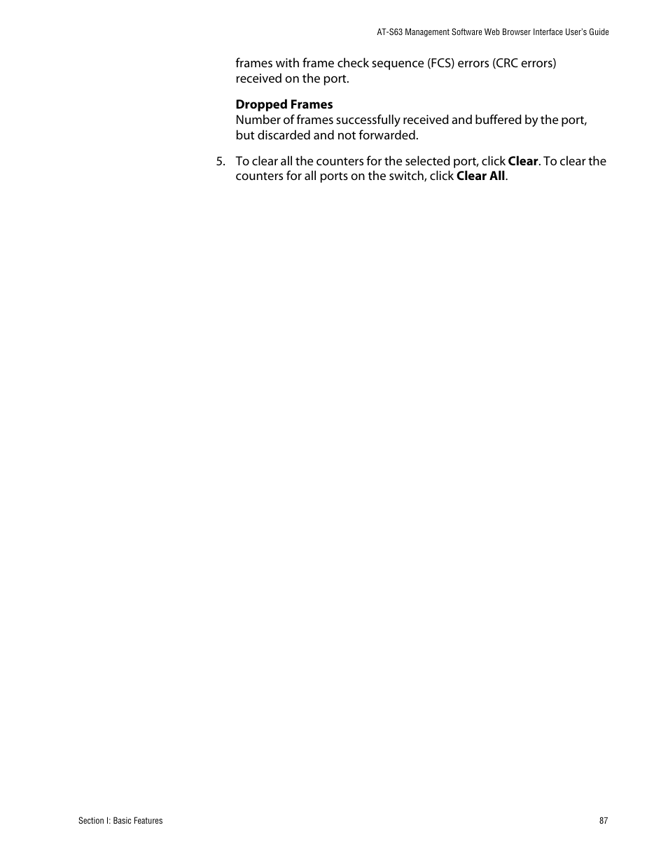 Allied Telesis AT-S63 User Manual | Page 87 / 388