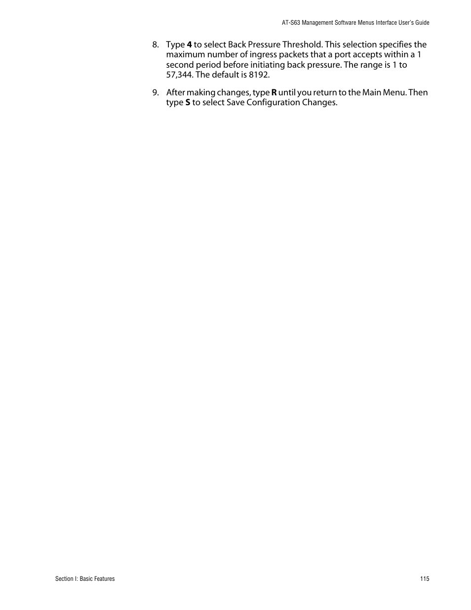 Allied Telesis AT-S63 User Manual | Page 115 / 710