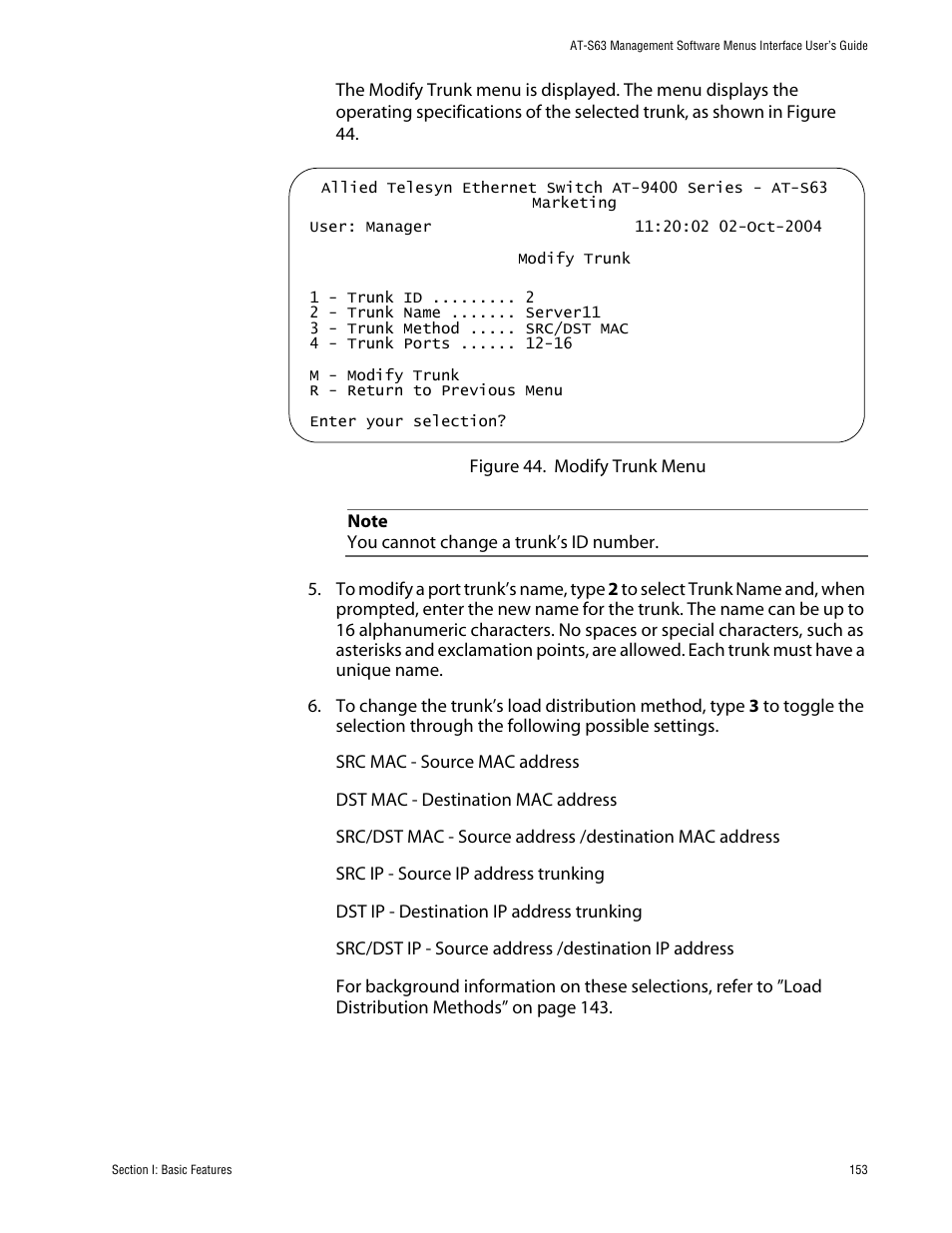 Allied Telesis AT-S63 User Manual | Page 153 / 710