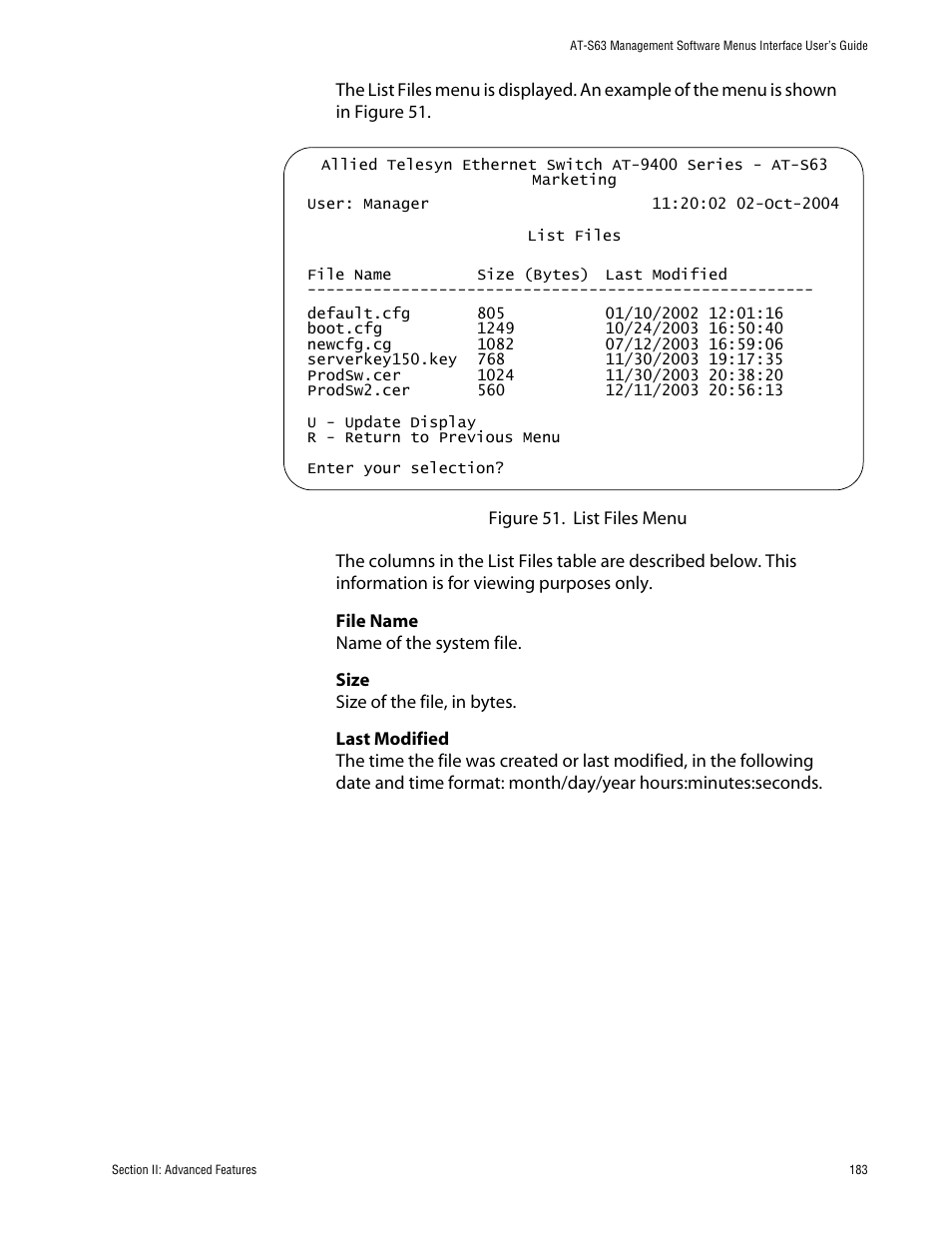 Allied Telesis AT-S63 User Manual | Page 183 / 710