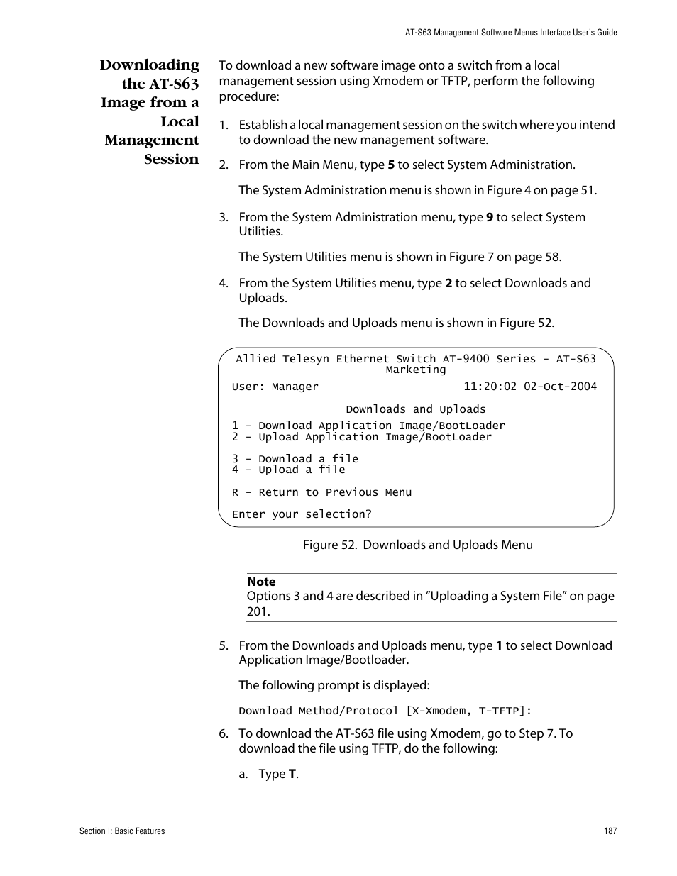 Allied Telesis AT-S63 User Manual | Page 187 / 710