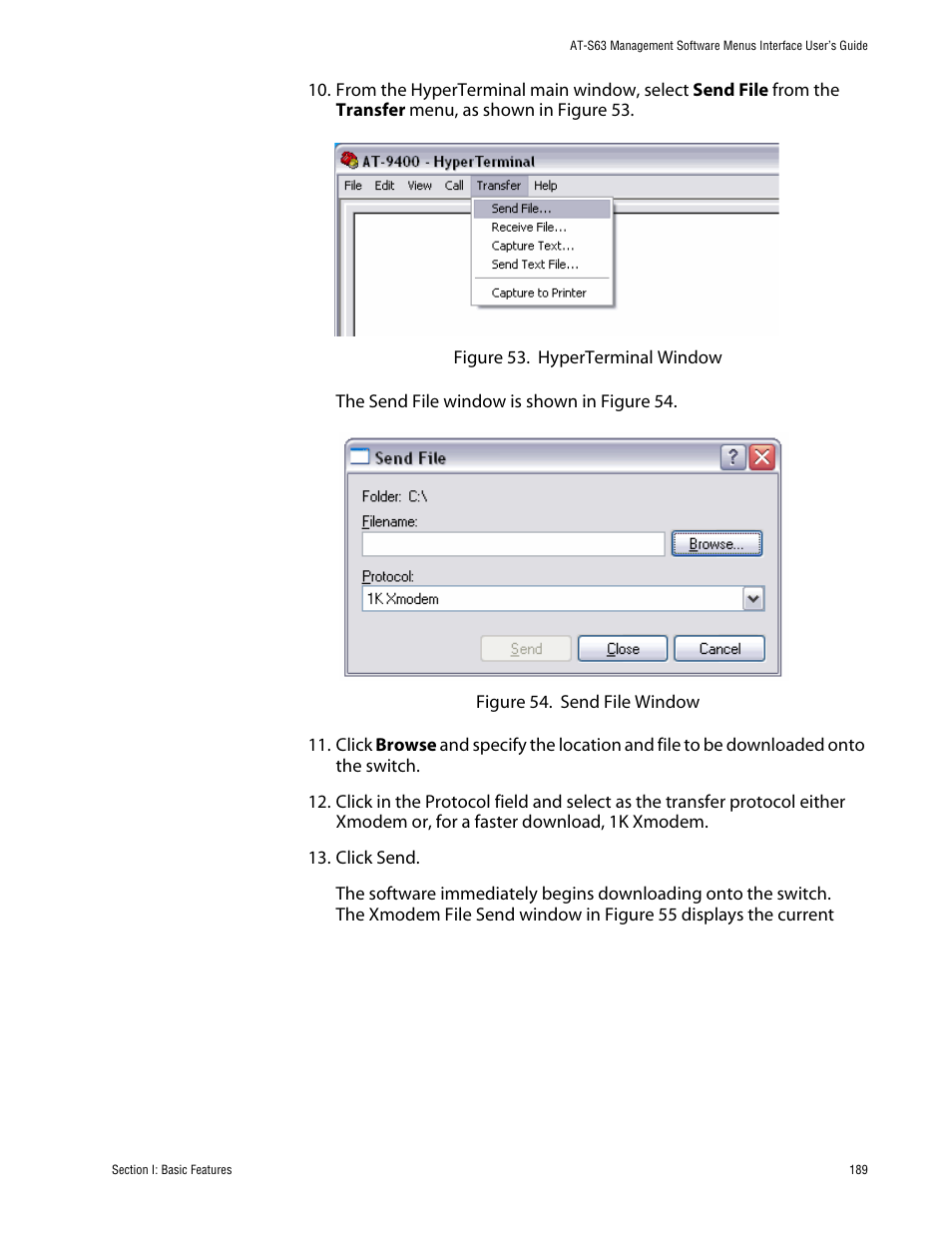 Allied Telesis AT-S63 User Manual | Page 189 / 710