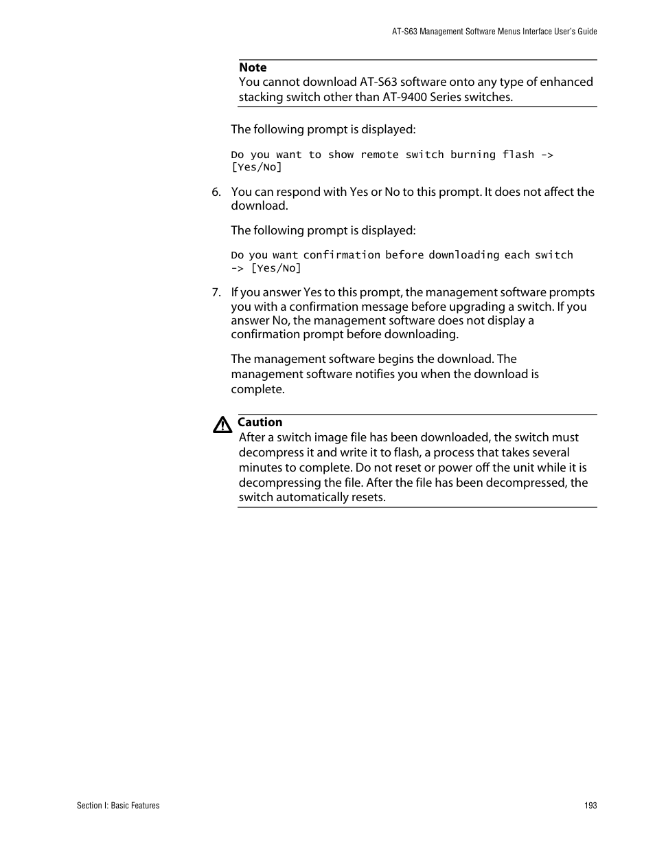 Allied Telesis AT-S63 User Manual | Page 193 / 710