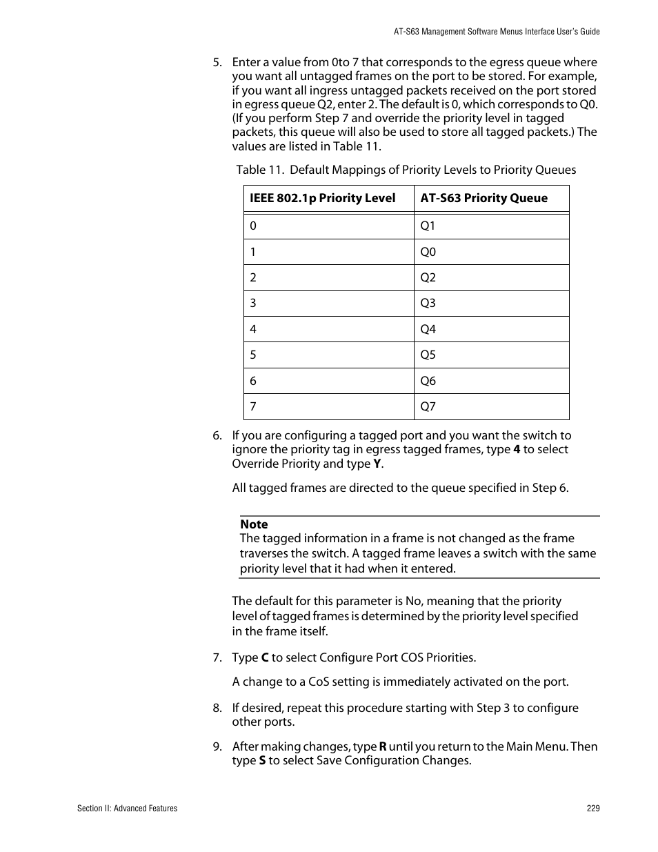 Allied Telesis AT-S63 User Manual | Page 229 / 710
