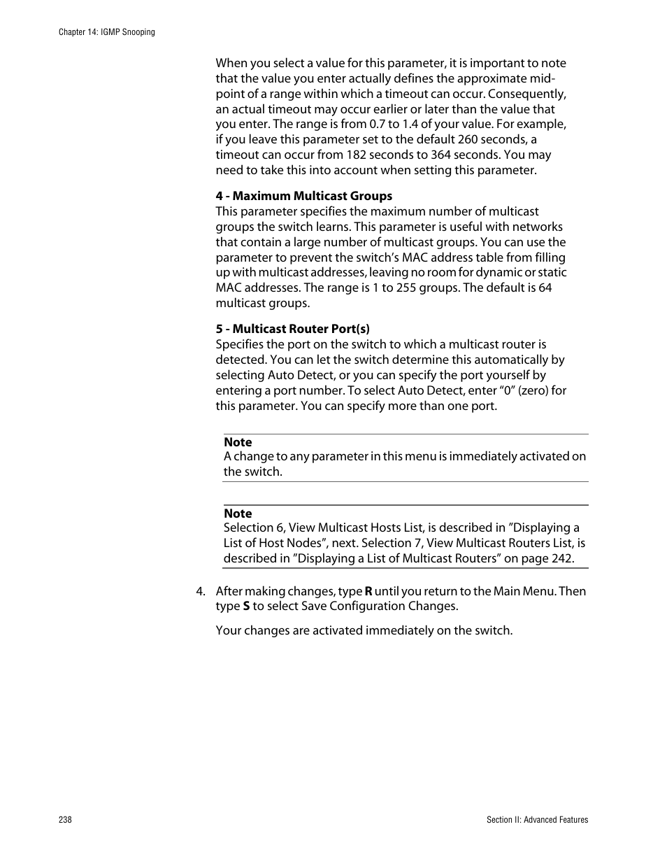 Allied Telesis AT-S63 User Manual | Page 238 / 710