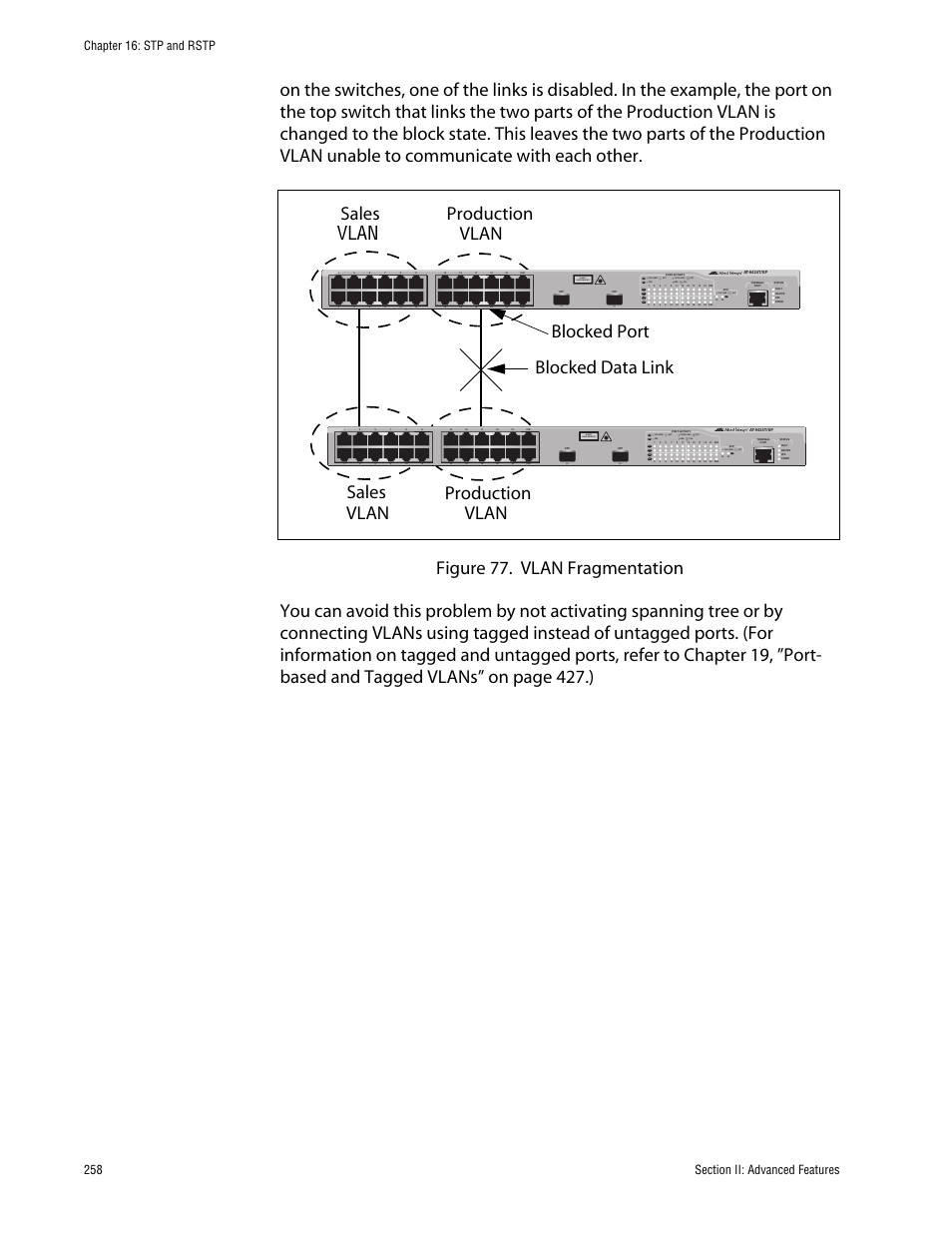 Class 1 laser product, L/a d/c d/c l/a d/c l/a | Allied Telesis AT-S63 User Manual | Page 258 / 710