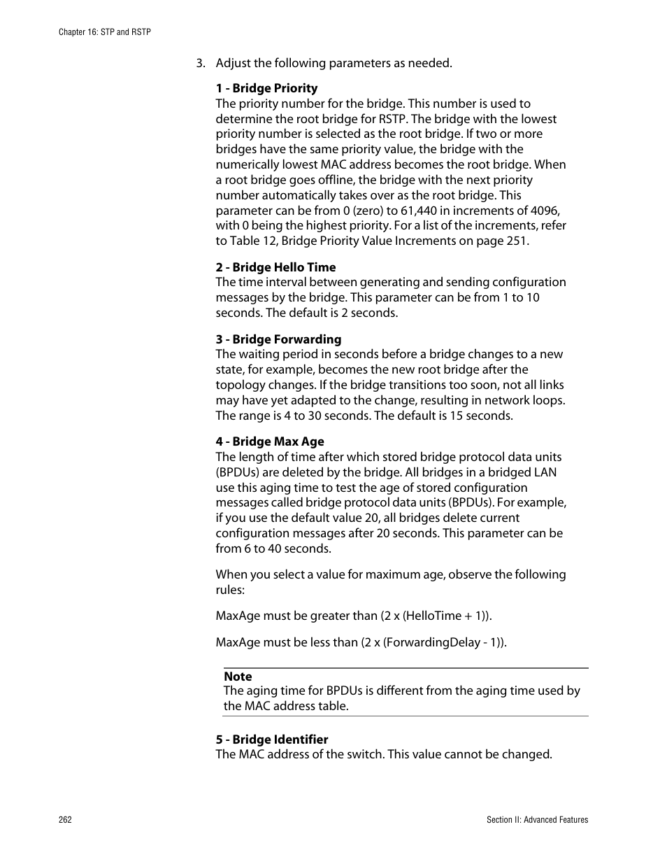 Allied Telesis AT-S63 User Manual | Page 262 / 710