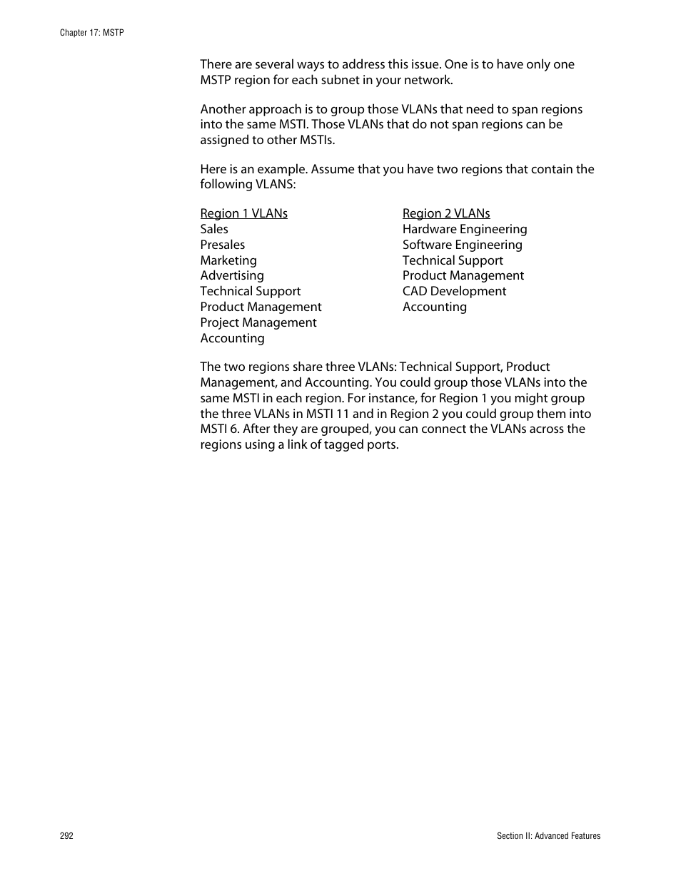 Allied Telesis AT-S63 User Manual | Page 292 / 710