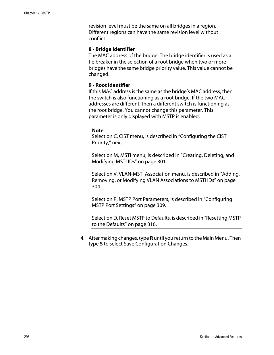 Allied Telesis AT-S63 User Manual | Page 296 / 710