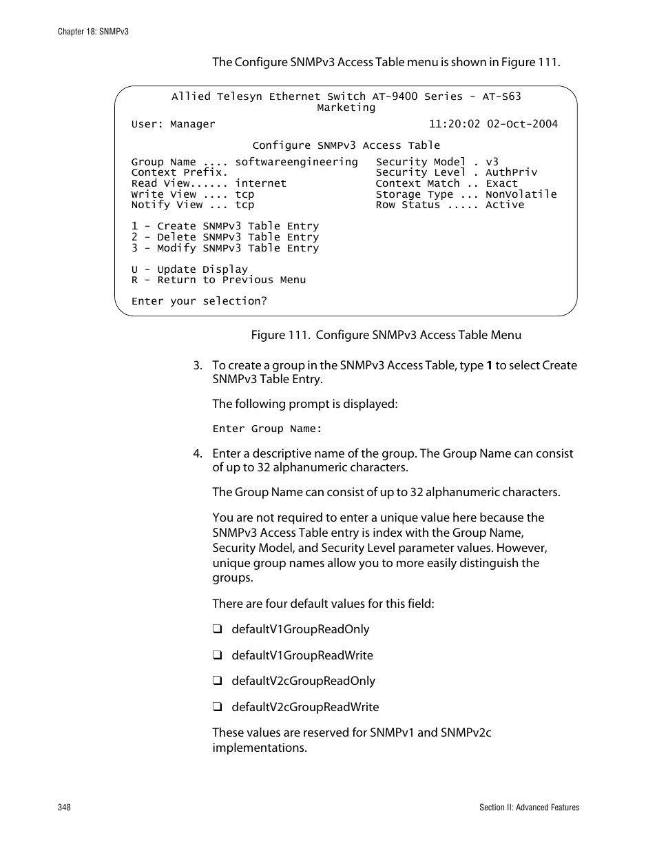 Allied Telesis AT-S63 User Manual | Page 348 / 710