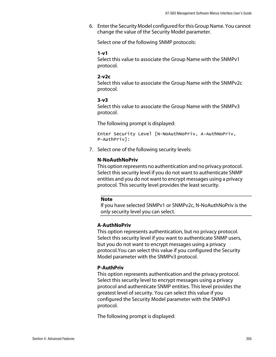 Allied Telesis AT-S63 User Manual | Page 355 / 710