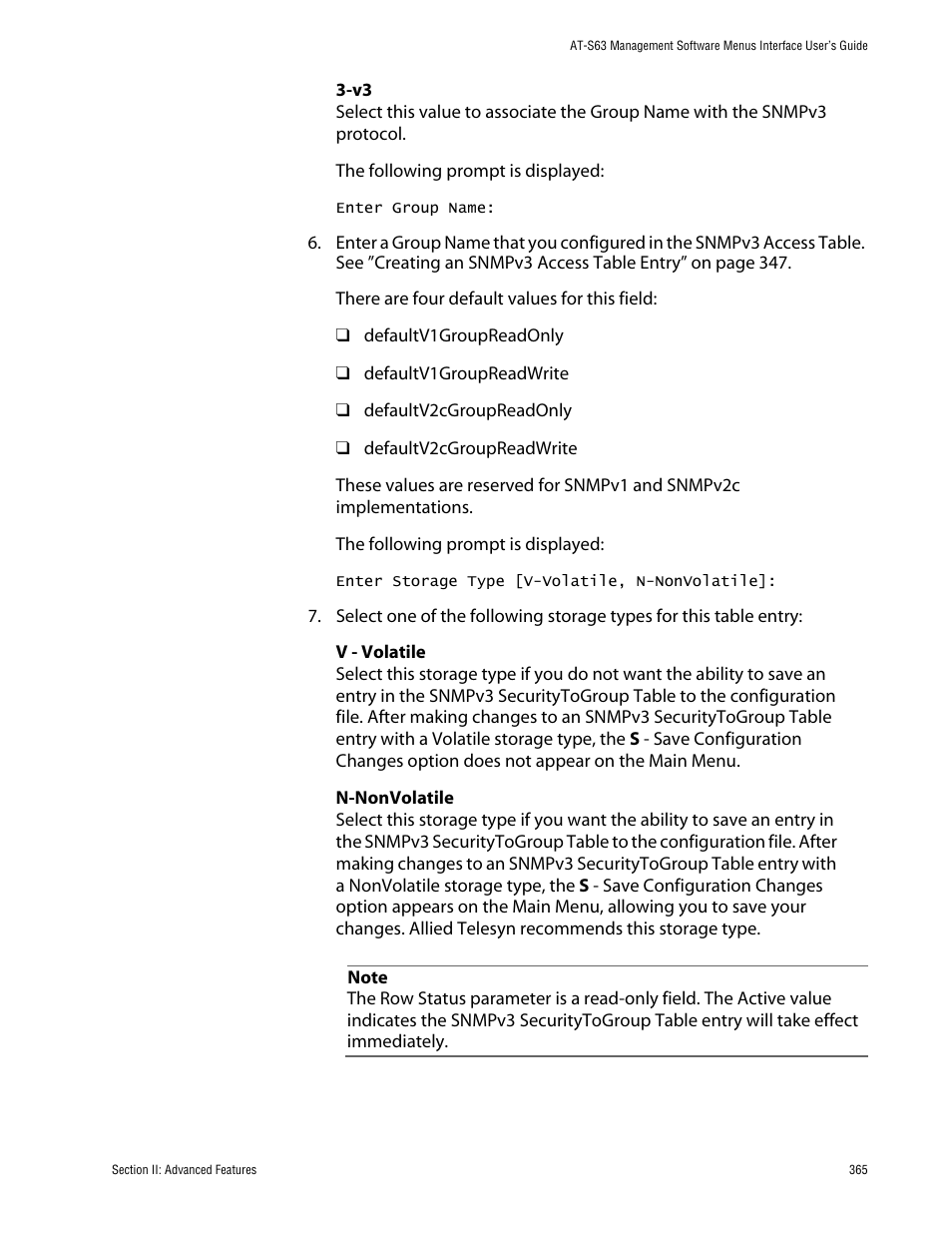 Allied Telesis AT-S63 User Manual | Page 365 / 710
