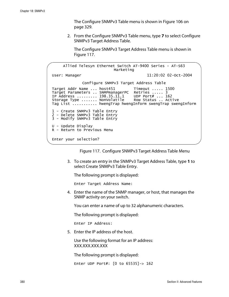 Allied Telesis AT-S63 User Manual | Page 380 / 710