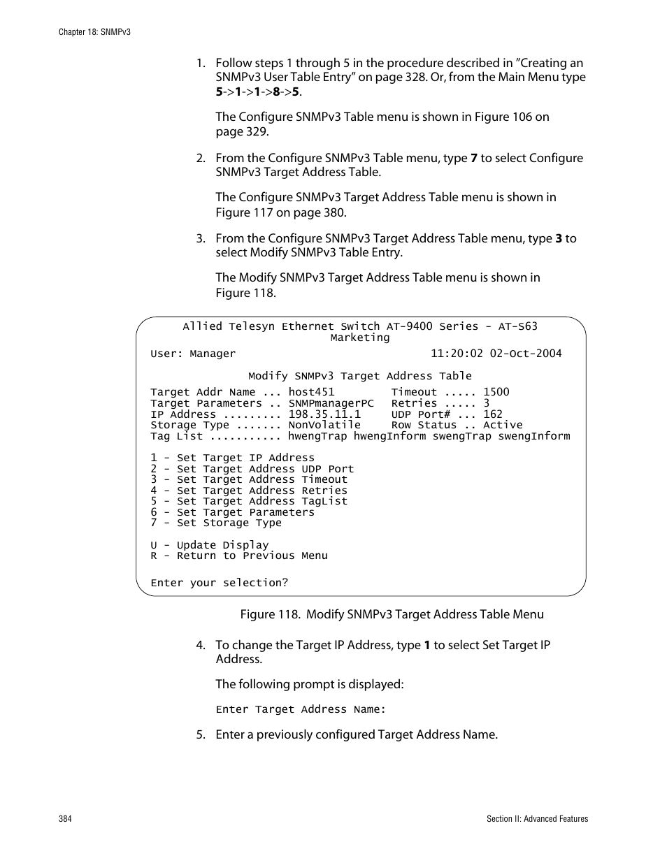 Allied Telesis AT-S63 User Manual | Page 384 / 710
