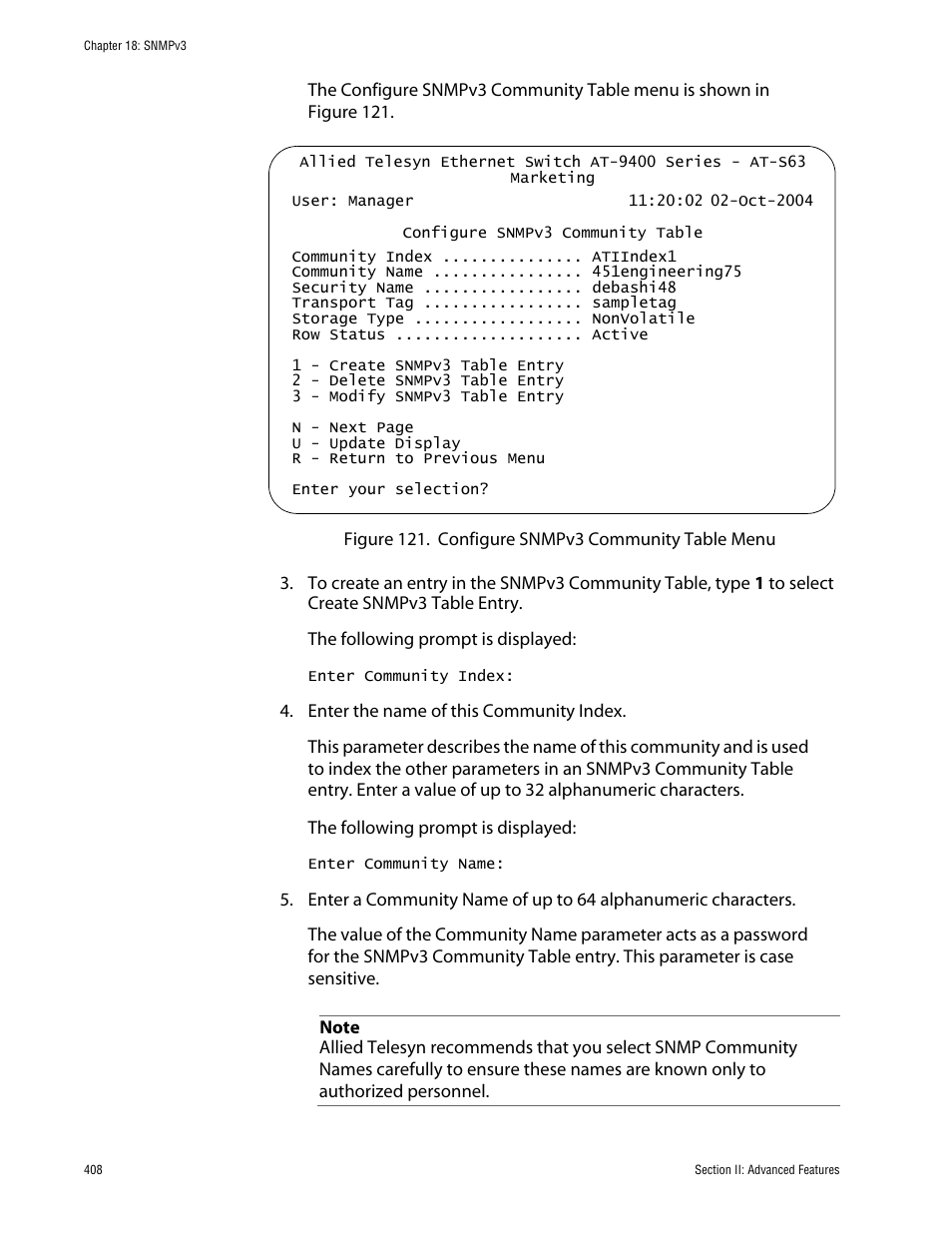 Allied Telesis AT-S63 User Manual | Page 408 / 710