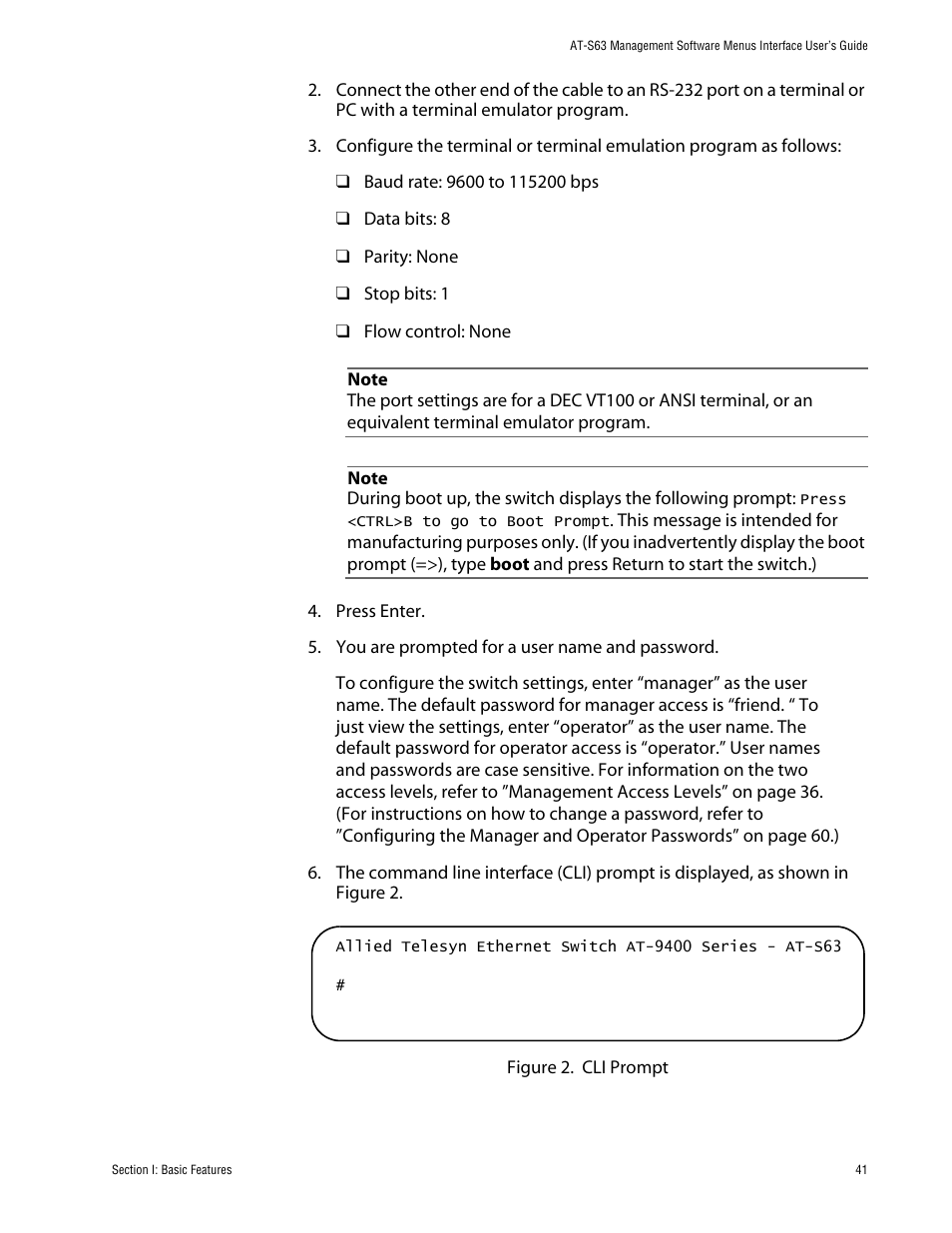 Allied Telesis AT-S63 User Manual | Page 41 / 710
