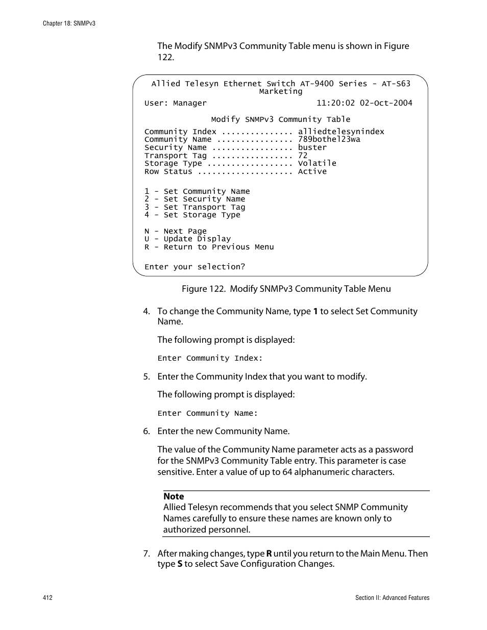Allied Telesis AT-S63 User Manual | Page 412 / 710