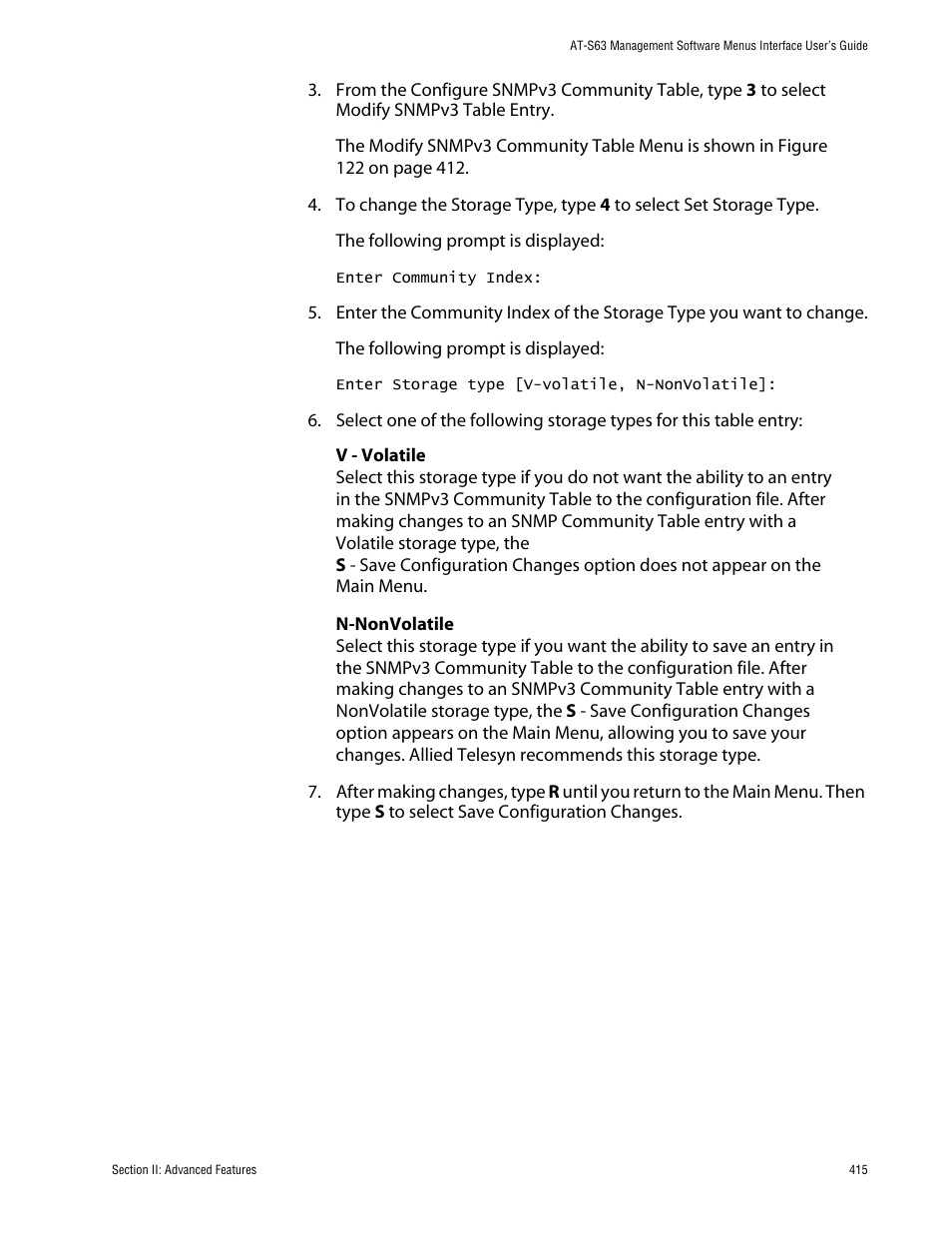 Allied Telesis AT-S63 User Manual | Page 415 / 710
