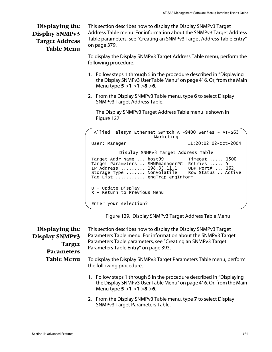 Allied Telesis AT-S63 User Manual | Page 421 / 710