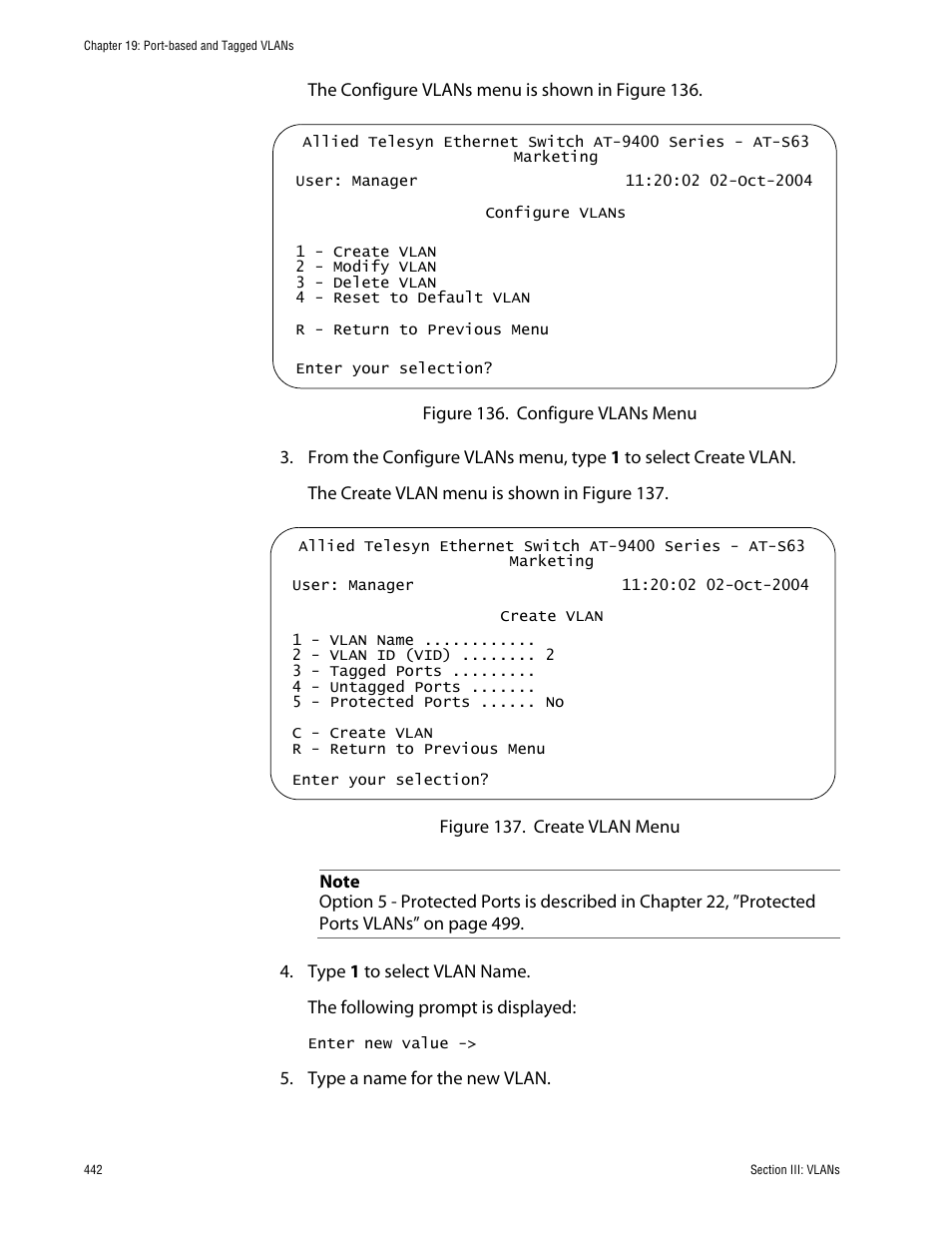 Allied Telesis AT-S63 User Manual | Page 442 / 710