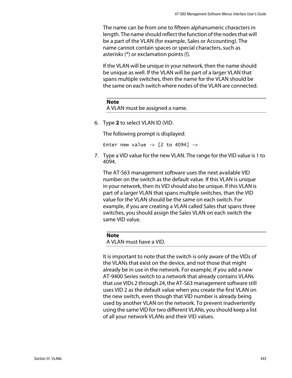 Allied Telesis AT-S63 User Manual | Page 443 / 710