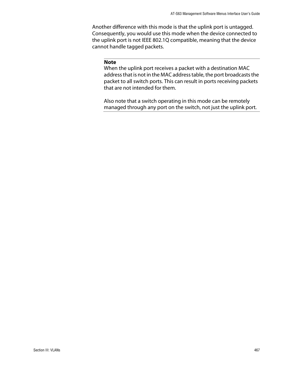 Allied Telesis AT-S63 User Manual | Page 467 / 710